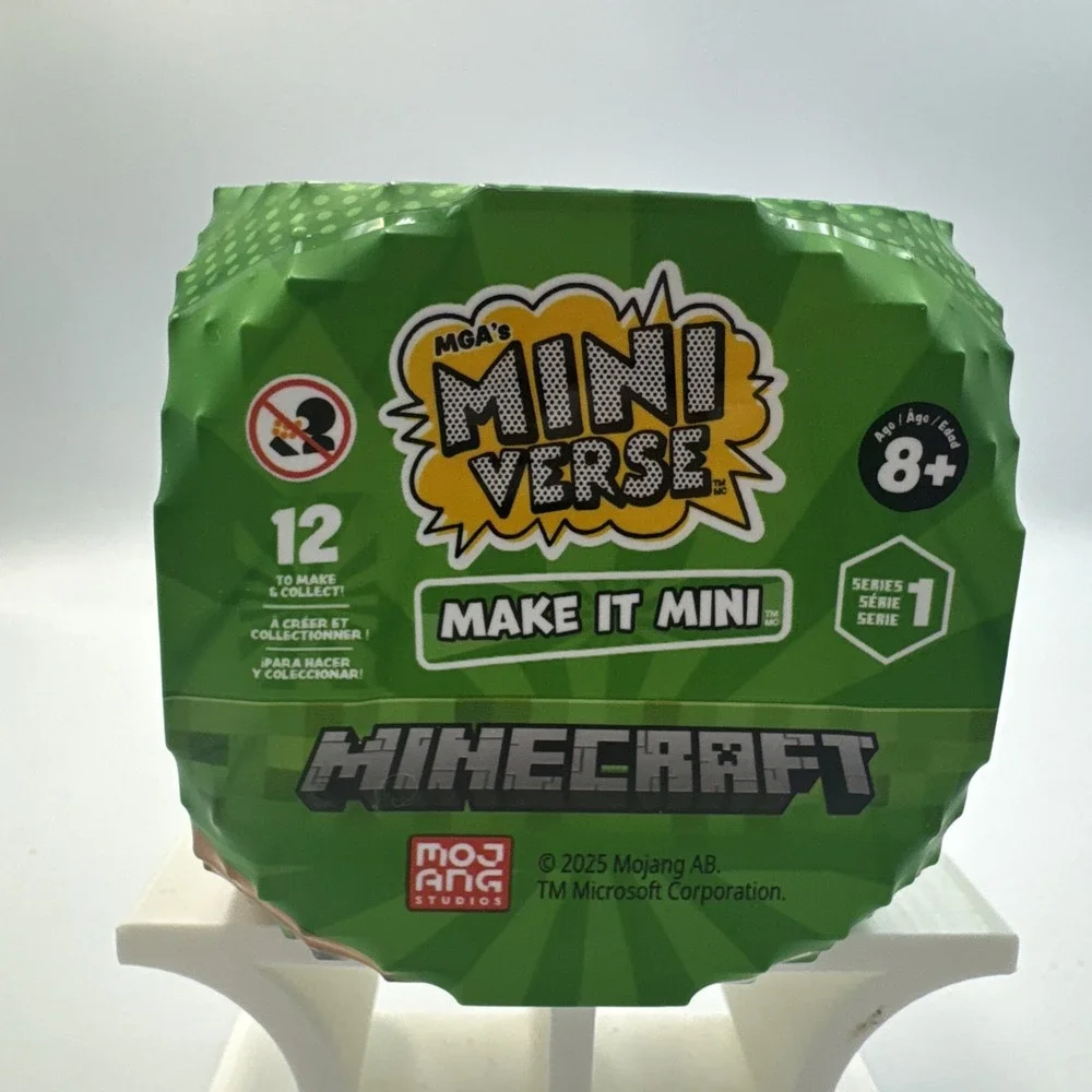 MGA's Miniverse Make It Mini Mystery Collectable‎ Series 1 Minecraft Capsule New